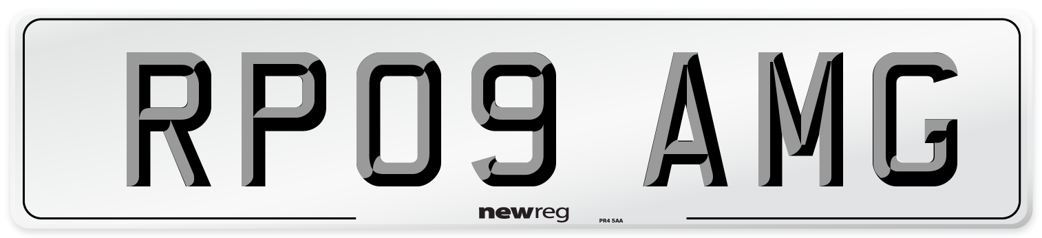 RP09 AMG Number Plate from New Reg